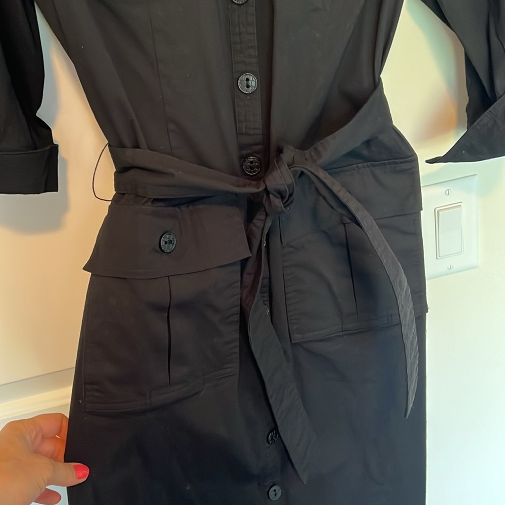 ⚡️Like-New⚡️ Chicos Black Button Dress - Picture 4 of 10